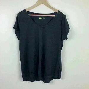 𝅺XERSION athletic tee XXL 100% polyester charcoal